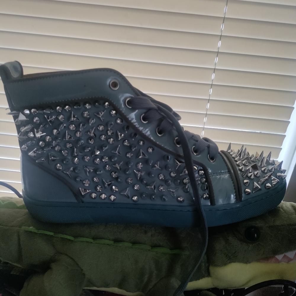 Sky Blue Men Christian Louboutin Size 43